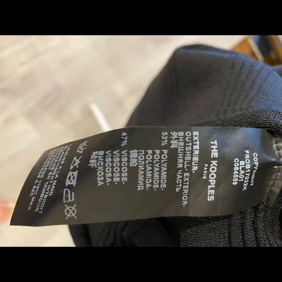 The Kooples black bodycon dress RARE find - Picture 4 of 7